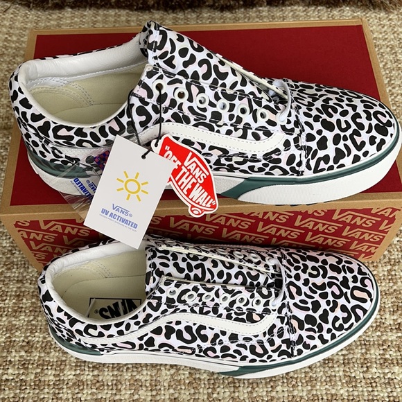 Vans Old Skool Stacked Uv Ink Leopard/True White M - Picture 6 of 16